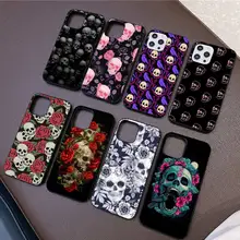 

Gothic Fashion Skull Phone Case For iPhone 11 8 7 6 6S Plus X XS MAX 5 5S SE 2020 XR 11 pro DIY capa