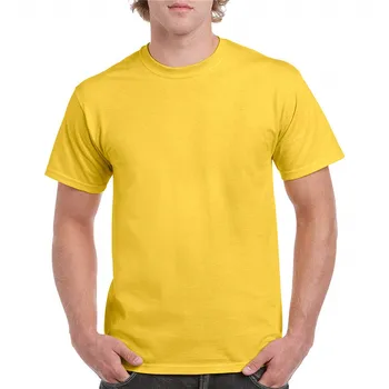 

2020 men's heavy-duty cotton adult T-shirt, fitted with cotton casual short O-neck, solid