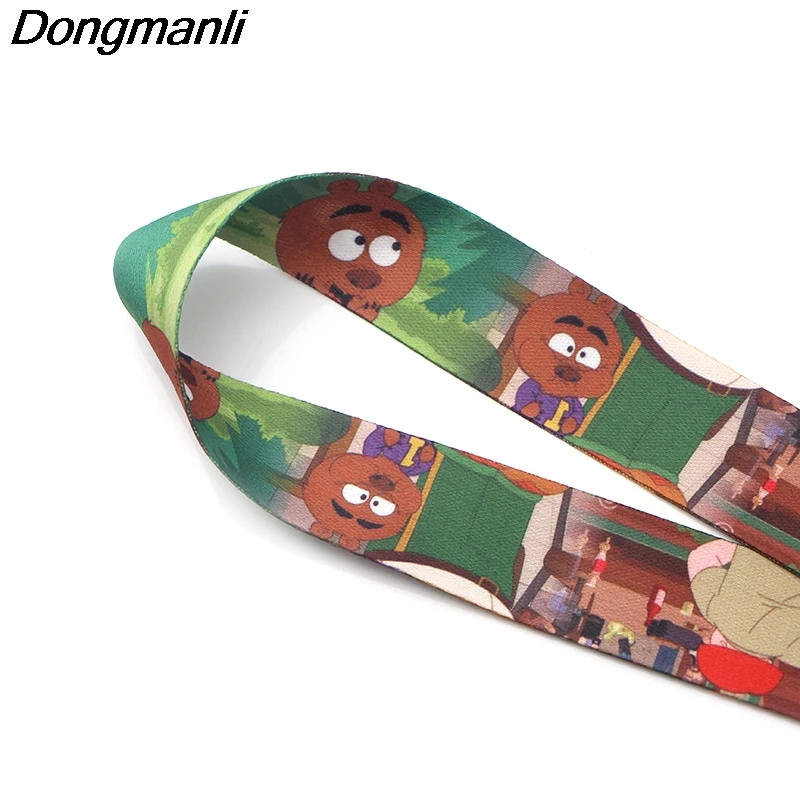 PC1082 20 шт./лот аниме Brickleberry шейный ремень Lanyards ID бейдж карта веревка цепочка ожерелье телефон Тренажерный зал ожерелье подарок