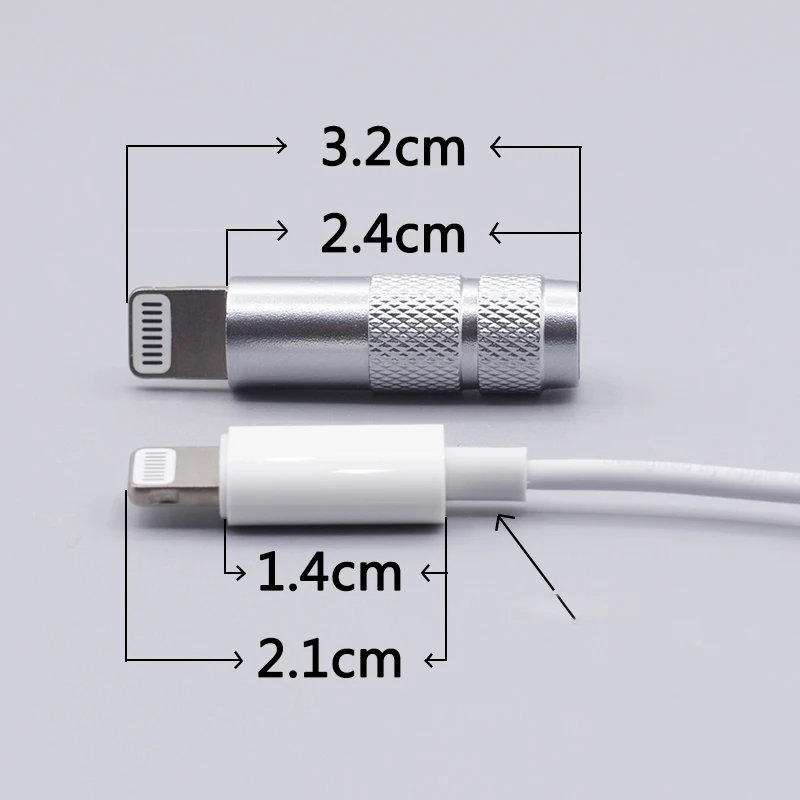 Lightning to 2 5 3 5mm Jack AUX Cable for iPhone 11 Pro X XS XR 8 7 2 5 3 5mm Lightning Headphones Audio Adapter Splitter