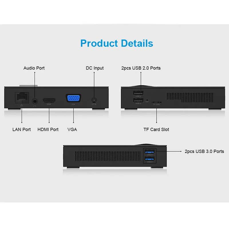 Мини-ПК MOREFINE M5 J3455 Win10 Intel Celeron J3455 cpu двухдиапазонный WiFi BT4.0 1000 Мбит/с HDMI двухдисплейный видеоадаптер мини-компьютер