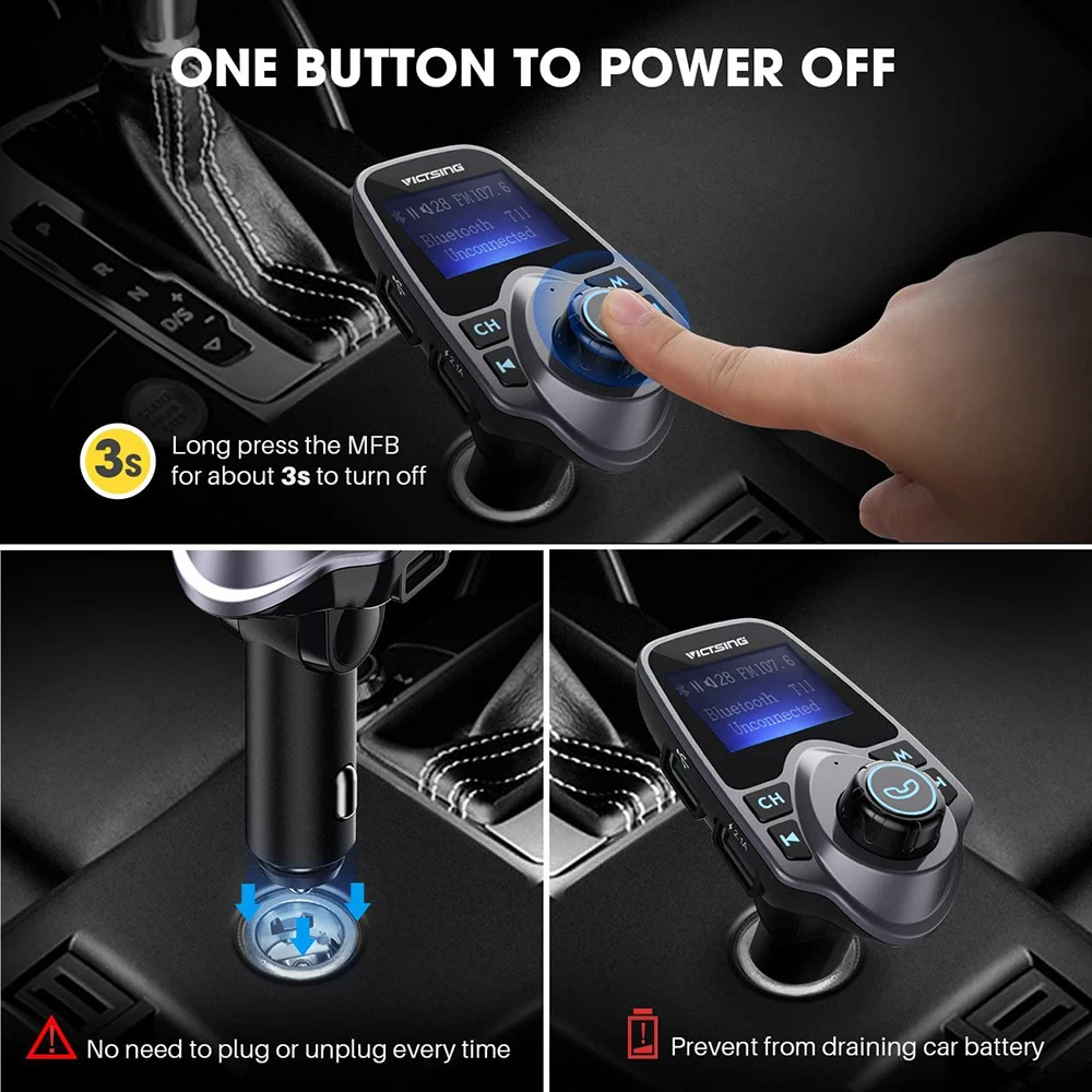 Adapter Mobil Bluetooth Nirkabel 