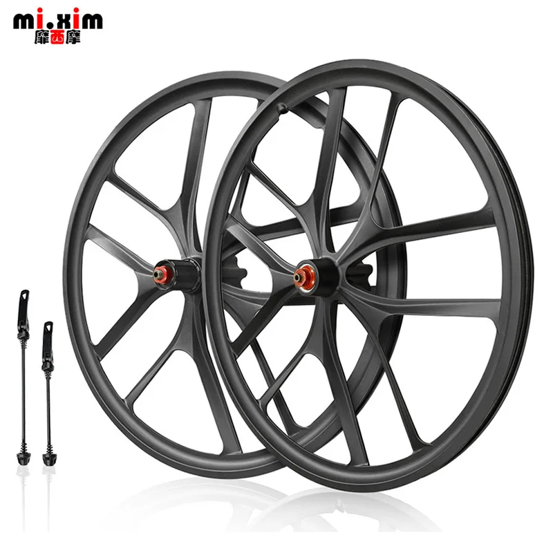 

20 Inch Bike Wheelset 451 Disc Brake Cassette Wheel Bicycle Magnesium Alloy Integrated Wheel 22inch
