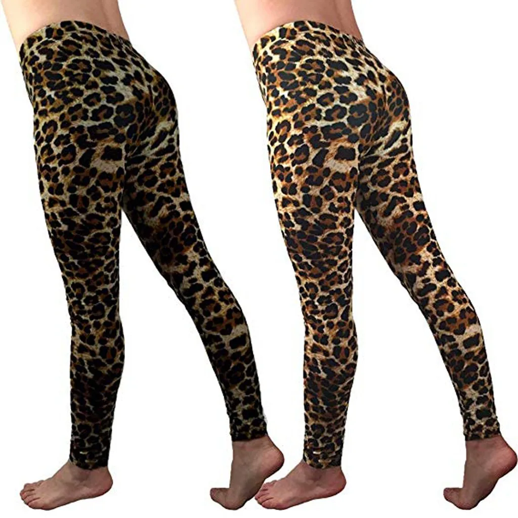 leopard sports leggings