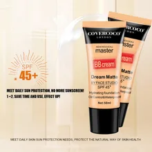 50 мл макияж для лица полное покрытие увлажняющий bb-крем осветляет кожу цвет консилер основа под макияж крем красота