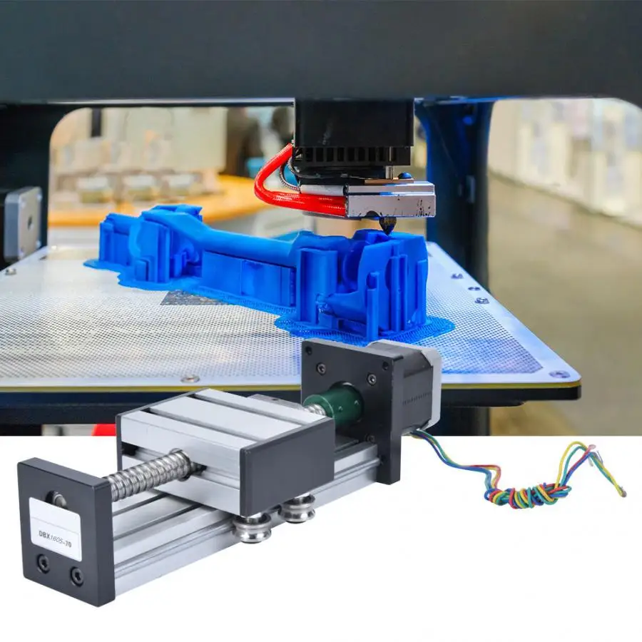 

100mm Ball Screw Slide Linear Guide Single Shaft Slide Guide Rail with Effective Stroke with 57 Motor linear ball bearing