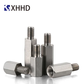 

M2 M2.5 M3 M4 M5 M6 304 Stainless Steel Hex Female Standoff Pillar Stud Board Hexagon Computer PCB Motherboard Spacer Bolt
