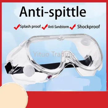 

Goggles Anti-spittle Splash Saliva Spray Protective Glasses Flat Light Men and Women Anti-fog Closed Transparent Protection
