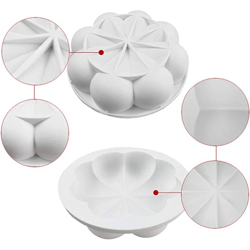 Силиконовые формы для выпечки пирожных, шоколадный трюфель, пудинг, десерты, формы для молочного пирога, жаропрочная посуда для десерта