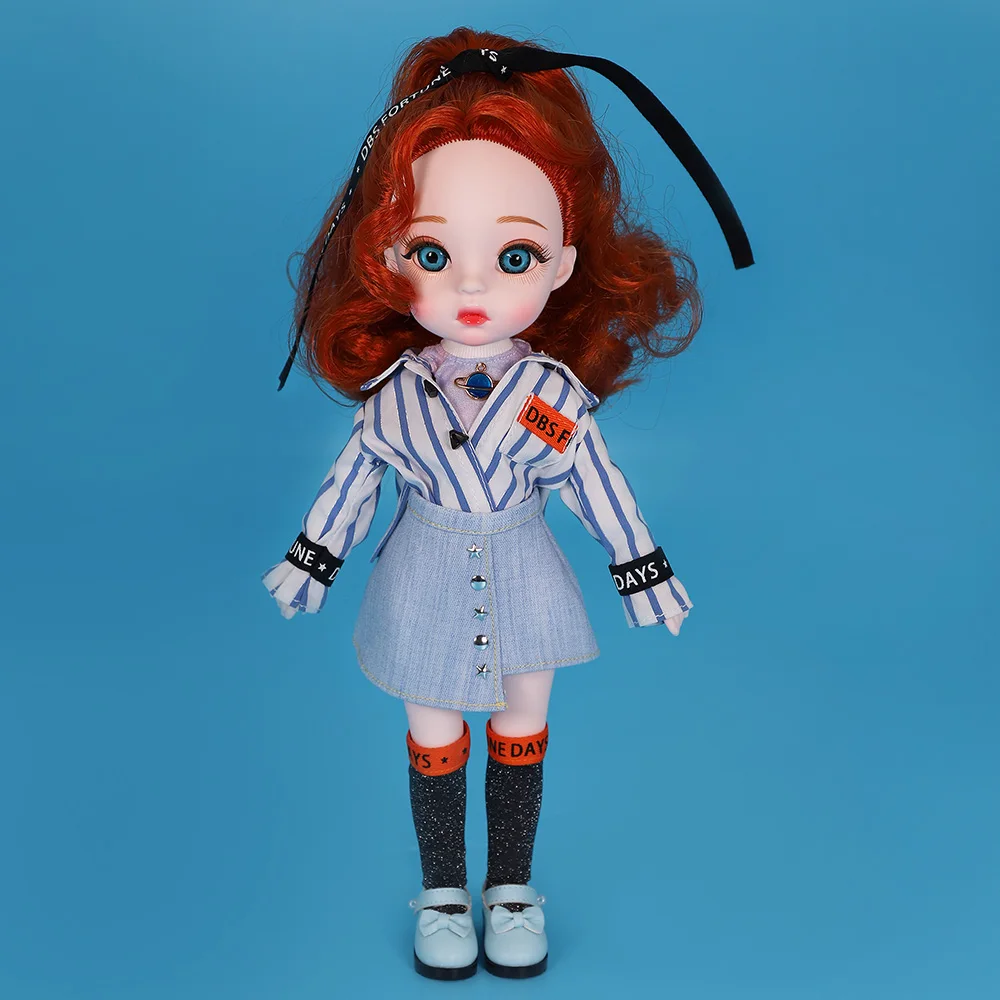 Dream Fairy 1/6 BJD 28 Joints Body Dolls with Clothes Shoes Lucky Angel Series 28cm Ball Jointed Dolls Full Set Gift for Girls 8