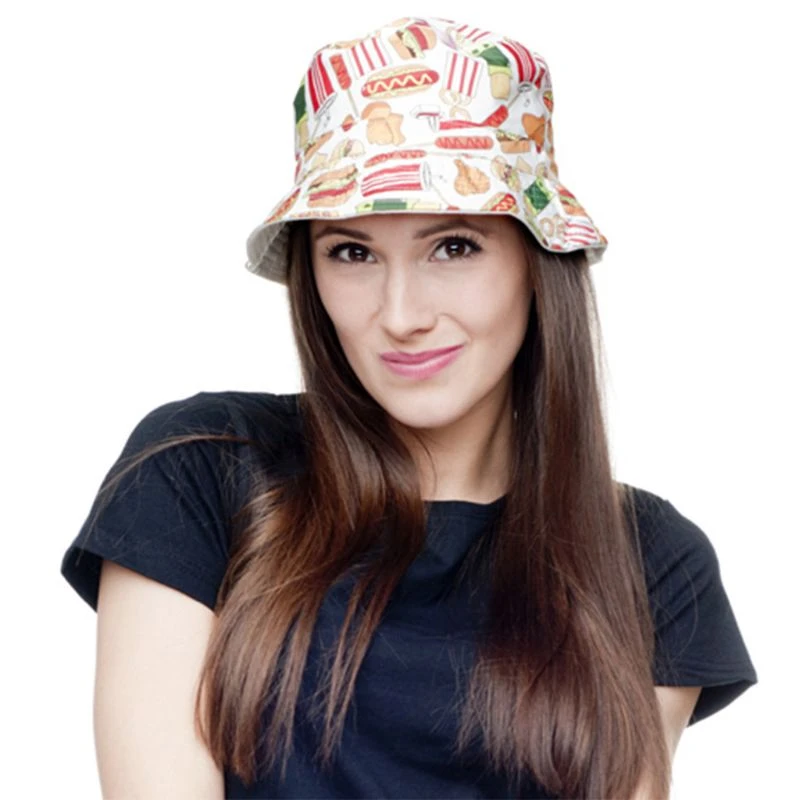 hot dog bucket hat