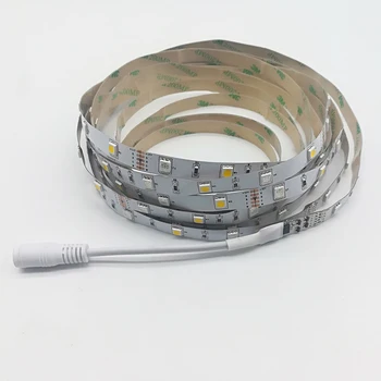 

RGB+W LED Strip lights 12V 5M Flexible Tape Diode IP20 Non-waterproof light flash automatically RGBW Colorful strip light