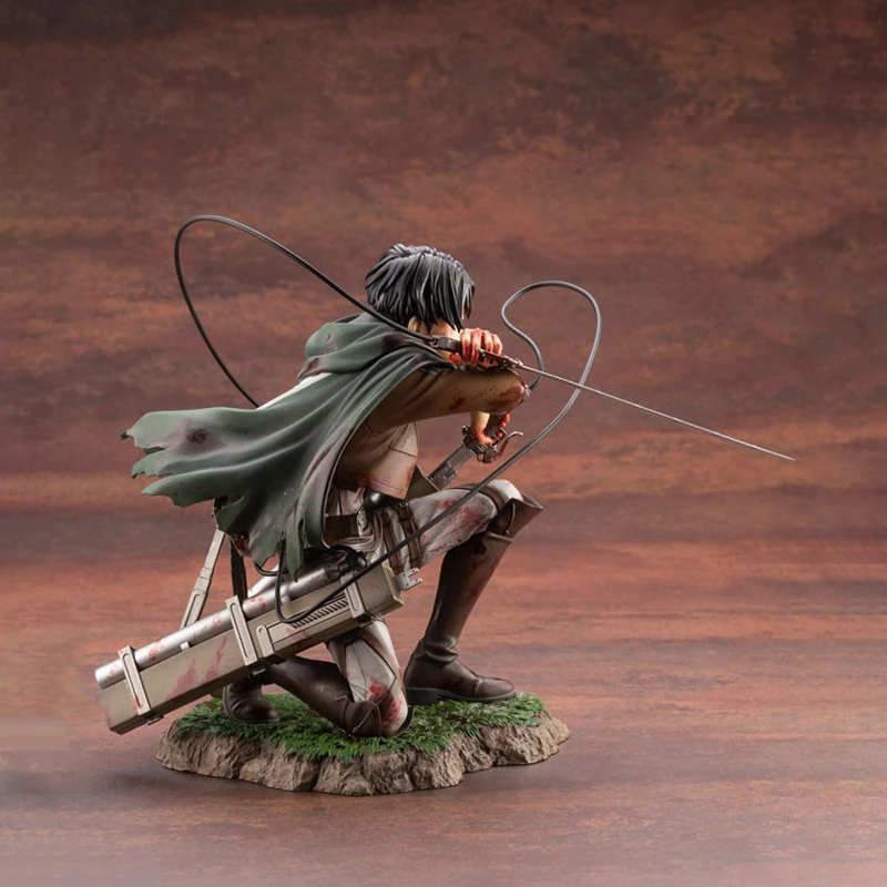 Anime Attack On Titan Artfx J Levi Renewal Package Ver Pvc Action Figure Anime Figure Model Toys Collectible Doll Gift Action Figures Aliexpress