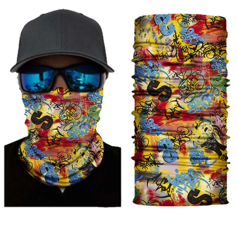 mens blanket scarf Women and Men Magic headband outdoor cycling Bandanas multi-functional high-elastic seamless neck gaiter scarf paul smith scarves