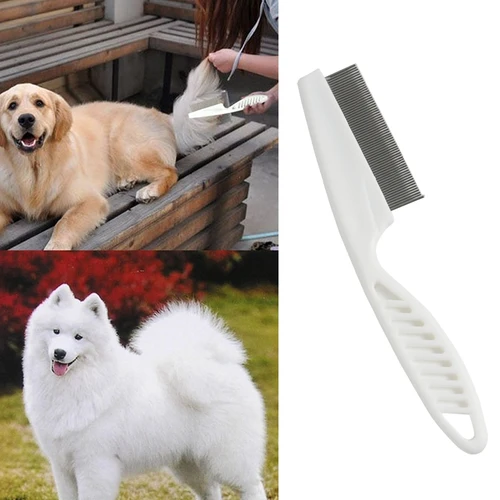 가정용 애완 동물 보호 벼룩 빗, 고양이 개 애완 동물 보호, 스테인레스 스틸 컴포트 벼룩 헤어 빗 4
