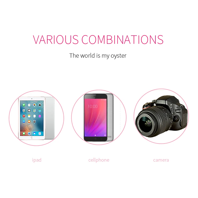  Universal Portable Aluminum tripod stand Mount Digital Camera Tripod for Phone with Bluetooth Remot