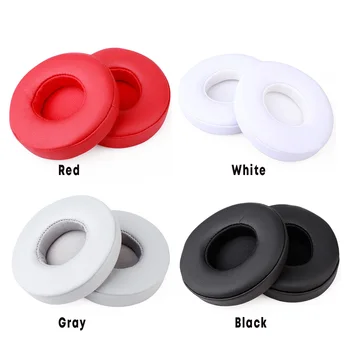 

For Solo 2 Wired Headphones 1 pair Earpad Replacement Earpad Earmuff Foam Ear Pads Cover Soft PU Leather Cushion Sponge Cover