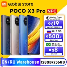 POCO X3 Pro Global Version 6GB 128GB/8G 256GB NFC Smartphone Snapdragon 860 33W 120Hz DotDisplay 5160mAh