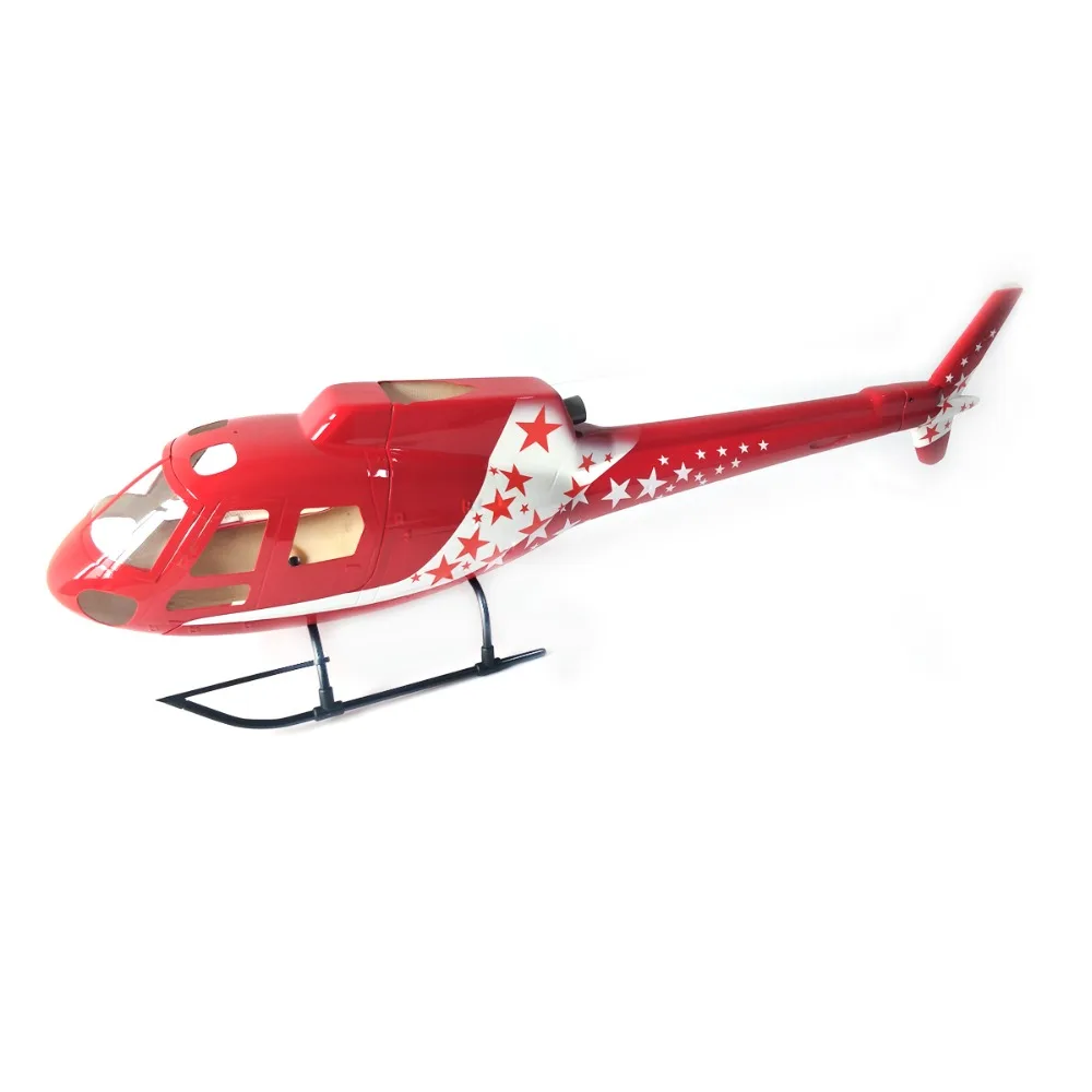 450 Размер AS350 масштаб стекловолокна вертолет Fuselage Ecureuil Airzermatt/ERA