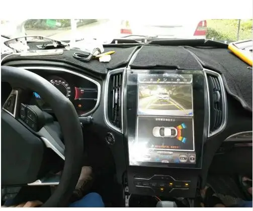 12," tesla стиль вертикальный экран android 6,0 четырехъядерный 32G Автомобильный gps Радио навигатор для ford Edge