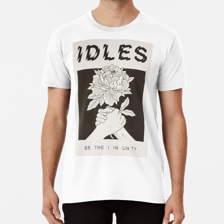 IDLES-Be the I in Unity футболка idles punk joy act resistance | Мужская одежда