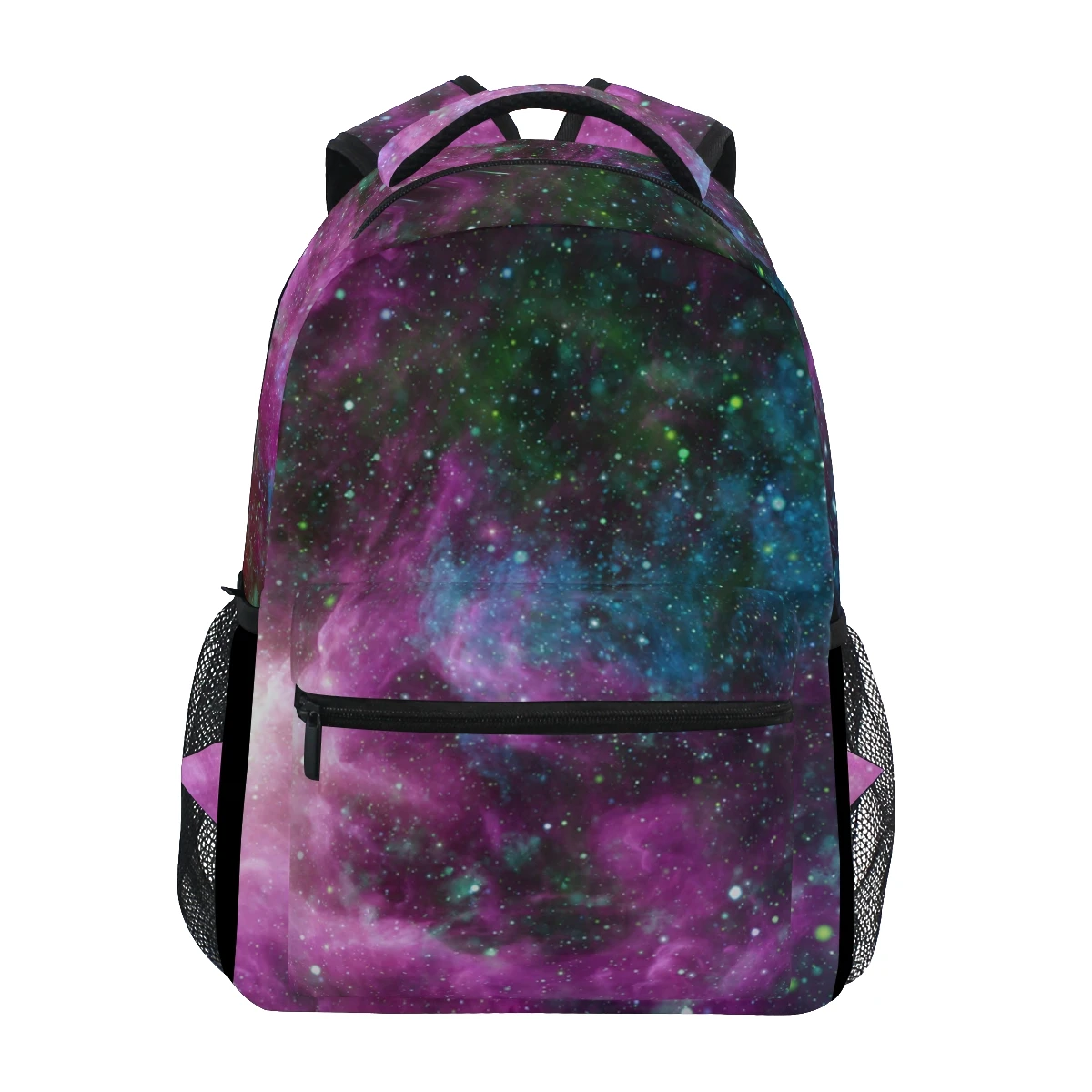 

ALAZA Backpacks boy girl School Bags Universe starry sky Prints Fashion Backpack Student black Schoolbags Book Bag Leisure bag