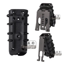 Тактический Скорпион жесткий корпус Пистолетная обойма Перевозчик Для 9 мм Сумка для журналов с Молл/Крепление ремня