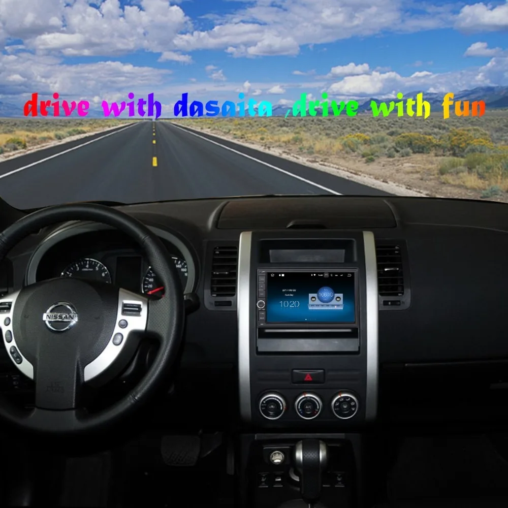 Car Multimedia Player 2 Din Android 7.1 for Nissan : Universal Model Audio headunit RDS Radio browser HDMI Video Output Free map 6