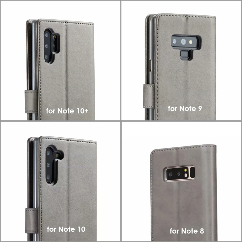 Кожаный чехол для samsung Galaxy Note 10, 9, 8 Plus, чехол для Galaxy Note9, Note8, Note10 Plus, Магнитный кошелек, флип-чехол s