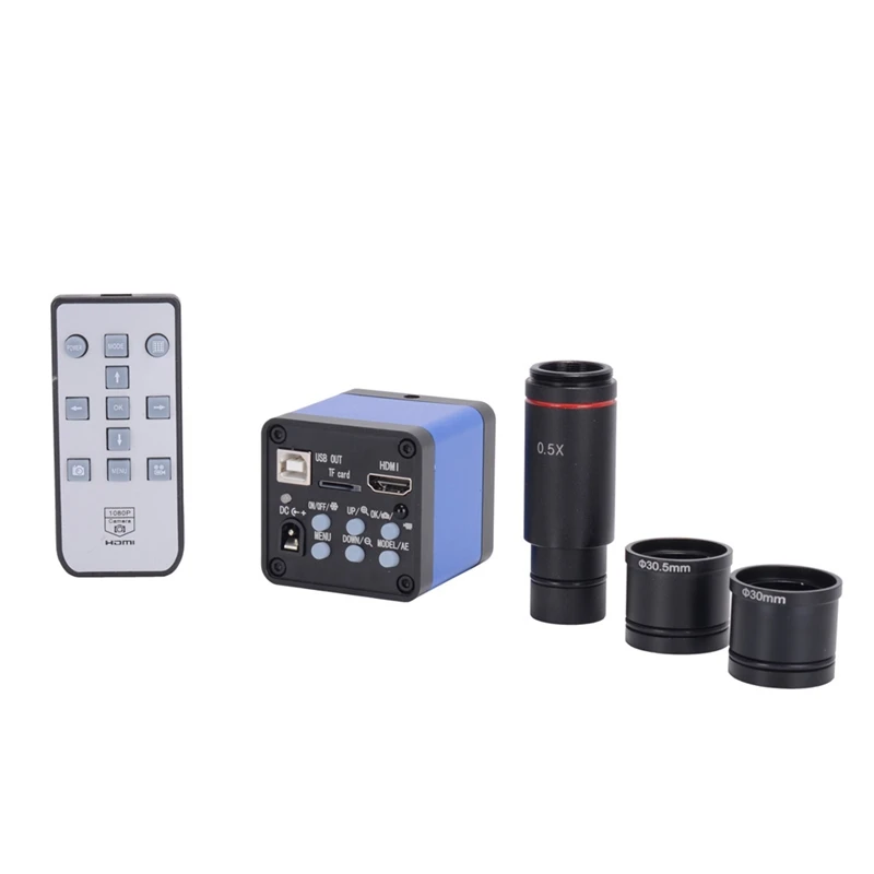 16MP HDMI 1080P USB цифровой промышленный микроскоп камера с 0.5X C-Mount окуляр объектив 30 мм 30,5 мм адаптер для THT PCB пайки