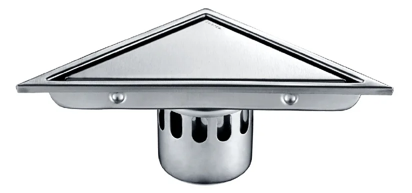 

304 Stainless Steel Corner-Shaped And Large Diameter Version Triangular Floor Drain Pest Control Deodorizing Anti-Blocking Deodo