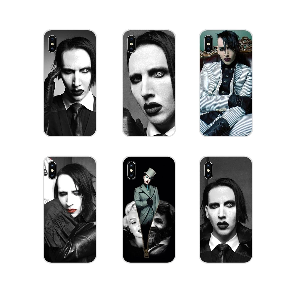 Accessories Phone Cases Covers For Xiaomi Redmi 4A S2 Note 3 3S 4 4X 5 Plus 6 7 6A Pro Pocophone F1 Marilyn Manson | Мобильные