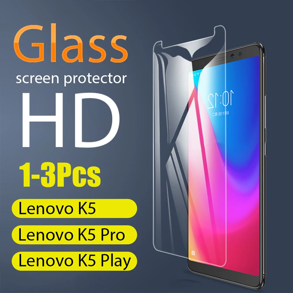 1-3 шт. полное закаленное стекло для Lenovo K5 Pro защита экрана 2.5D 9h Play защитная пленка |