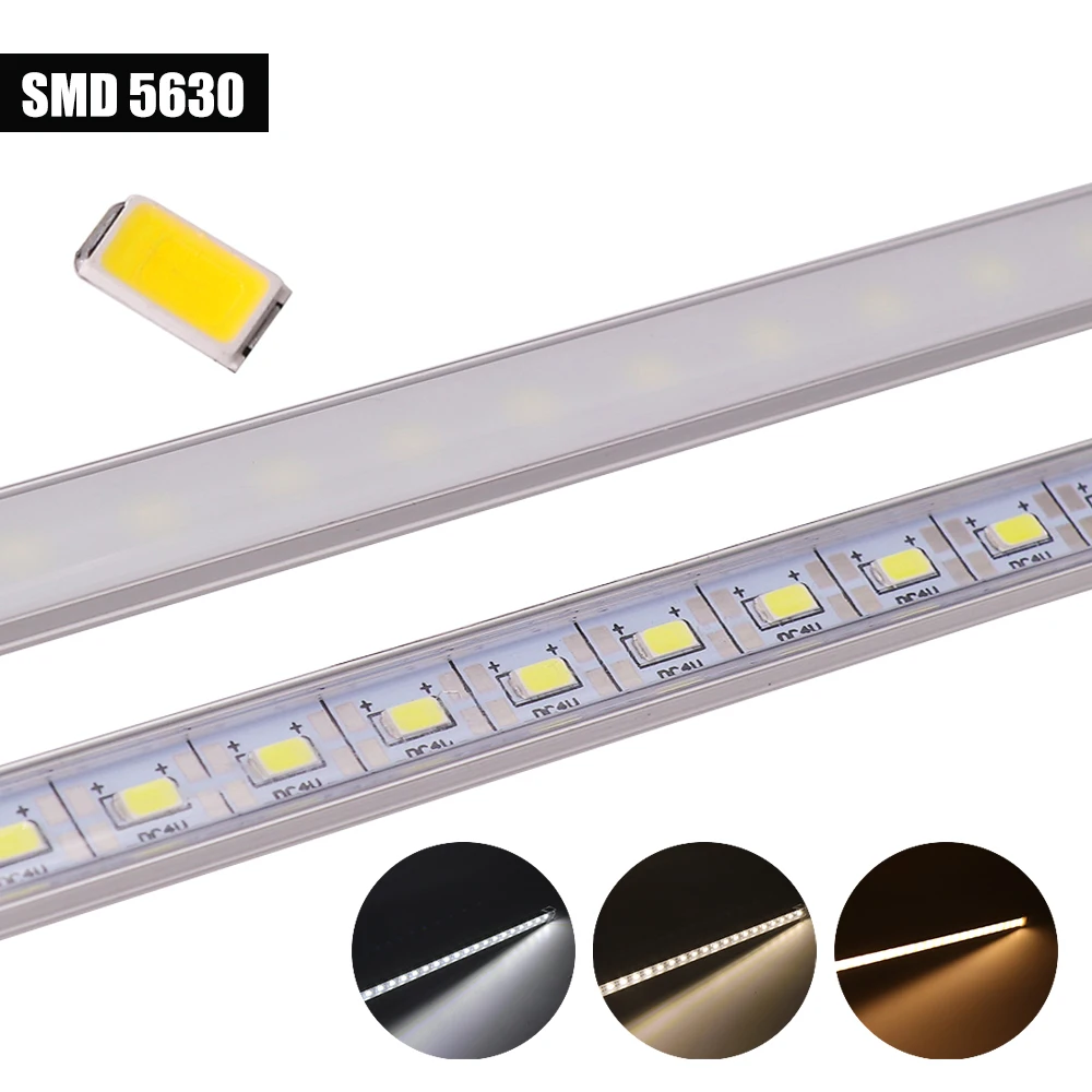 Dc 5V Usb Led Bar Verlichting Met Schakelaar 35 40 50Cm Led Stijve Strip Licht 3000K 4000K 6000K Voor Kamer Keuken Onder Kast Verlichting