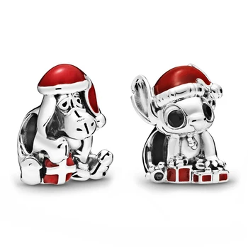 

Baofu New 925 Sterling Silver Beaded Christmas Special Gift Long Ear Donkey Beaded Suitable For Original Bracelet DIY Jewelry