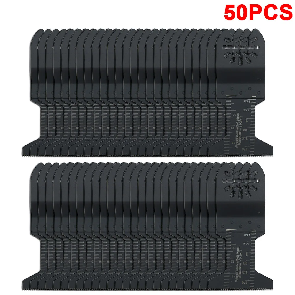 43 мм/10 50Pcs-Set колеблющихся мульти инструмент пилы Мультитул полотна циркулярной пилы скребок для реставратор напольное покрытие из дерева, ПВХ, триммер для волос