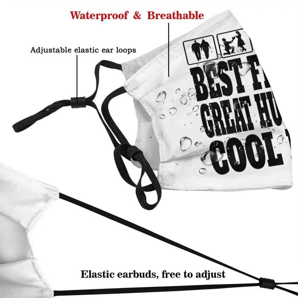 Best Friend Great Husband Cool Dad Father Daddy Dad Ideas Adult Dust Mask Funny Novelty Dad Gift Ideas Activated Carbon Mask