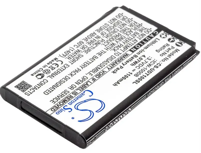Cameron sino 1100 мА/ч, батарея для INCOM ICW-1000B для UNIDATA WPU-7700 WPU-7800 WPU-7800B WPU-7800B-US ICW-1000B KAL523450AR