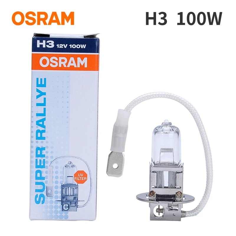 Галогенная лампа OSRAM h7 h4 h1 h3 h11 HB3 HB4, галогенная лампа 55 Вт для автомобильных фар, белая лампа для passat peugeot 307 honda civic vw ford(1 шт - Испускаемый цвет: H3-62201