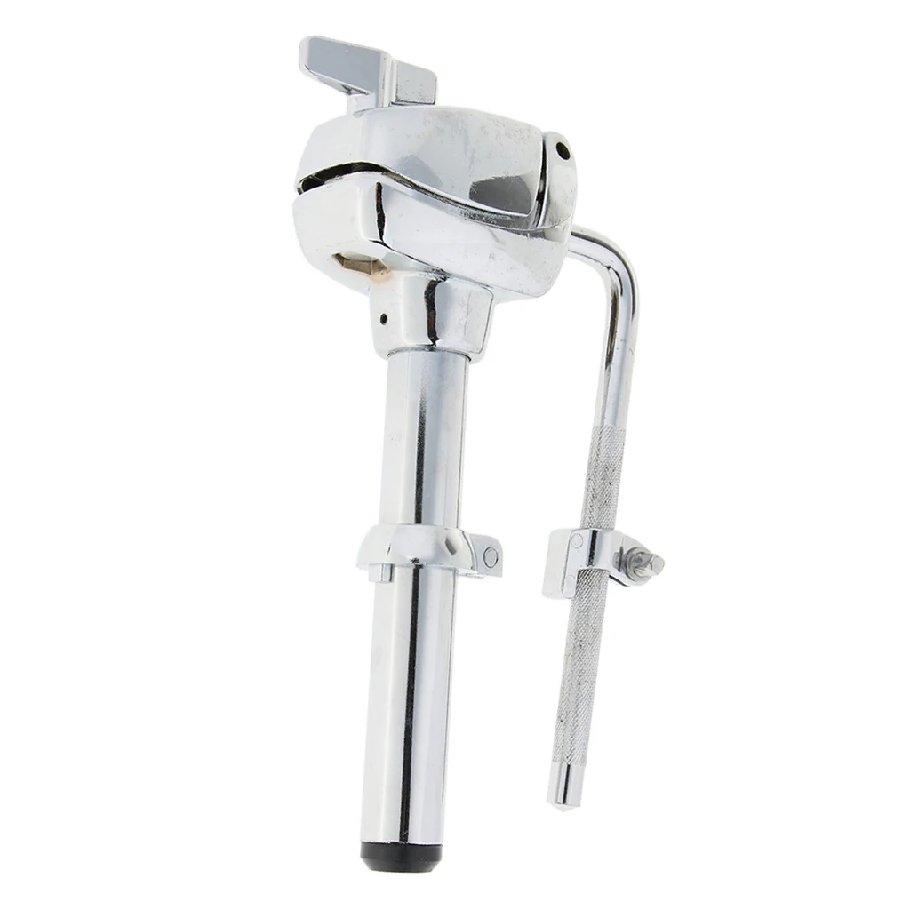 Top-Graded Short Metal Drum Set Tom Drum Replacement Stand Holder Silver