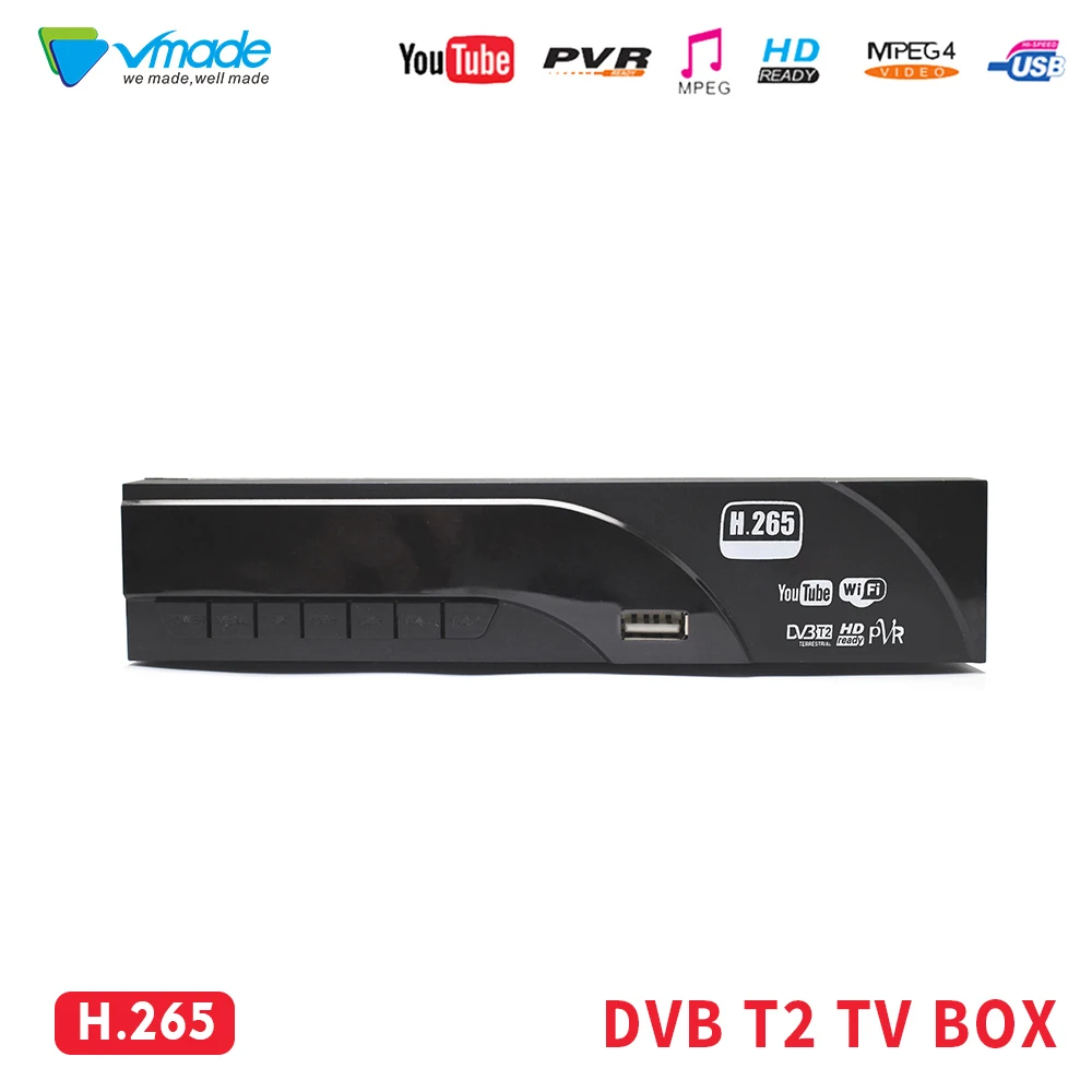 Новейший DVB-T2 наземный цифровой ресивер поддерживает H.265/HEVC DVB-T h265 hevc dvb t2 горячая Распродажа Европа