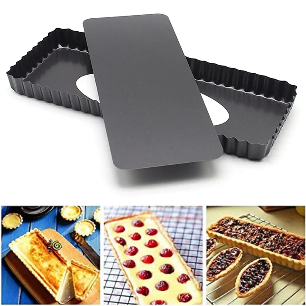 14inch Wavy Rectangle Non Stick Pie Toast Bread Maker Mould Cake Pan Baking Tool |