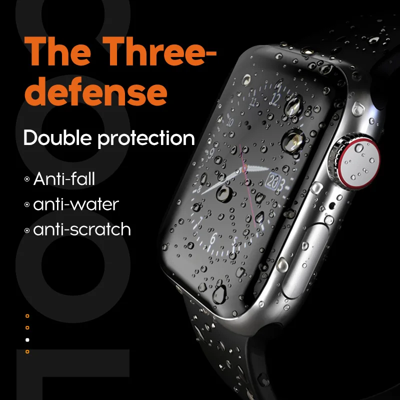 9D стеклянная пленка для Apple Watch Series 4 3 2 1 полное покрытие из закаленного стекла для iWatch 38 мм 40 мм 42 мм 44 мм Защитная пленка для экрана