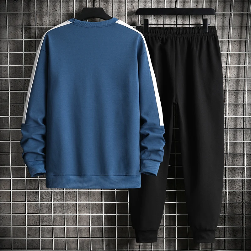 OEIN Trening Casual Bărbați Hanorac cu Capăt Ținută Toamnă Bărbați Seturi Sport 2021 Hanorac Bărbat + Pantaloni 2PCS Jogging_voghion.com