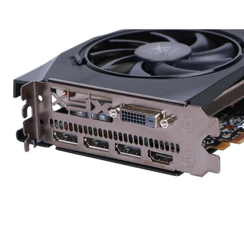 Видеокарты XFX RX 480 8GB видеокарты AMD Radeon RX480 8GB видеокарты на экран GPU PUBG Настольный ПК Видеокарта PUBG игровая карта не для майнинга