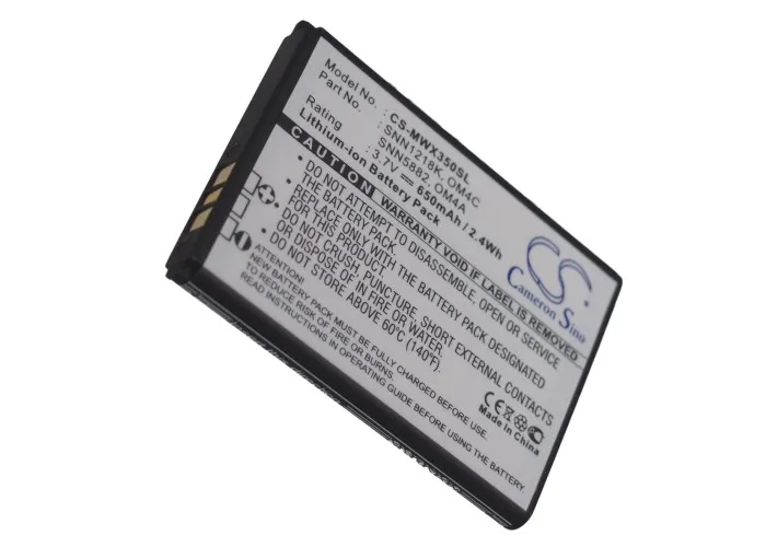 Cameron sino 650 мАч аккумулятор для Motorola EX210, EX211, подчеркнув Вашу оригинальность, WX160, WX180, WX260, WX280, WX288, WX390, WX395, OM4A, OM4C, SNN1218K