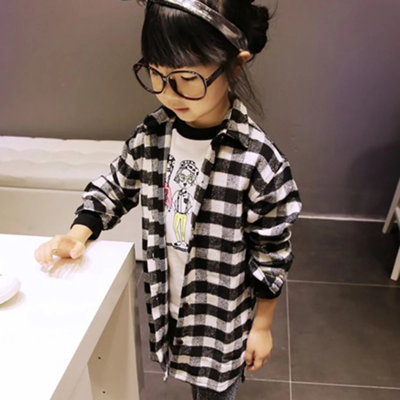 Cute милые футболки с длинными рукавами для маленьких мальчиков и девочек; одежда в клетку