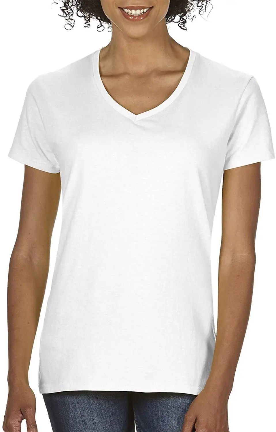 

Gildan Women's Heavy Cotton V-Neck T-Shirt, 2-Pack