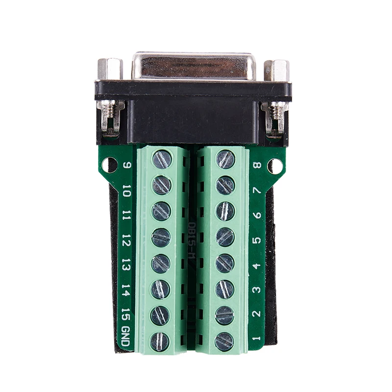 ABGN Hot DB15 D SUB VGA 15pin Женский адаптер Jack терминал Breakout PCB плата|Вилки с розеткой| |