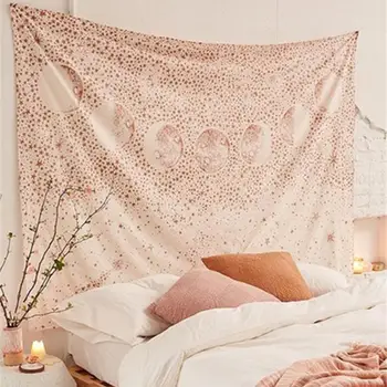 

2 Size Creative Wall Cloth Tapestries Sunrise Oil Painting Pattern Boho Tapestry Headboard Cover Throw Rug Blanket Fashion